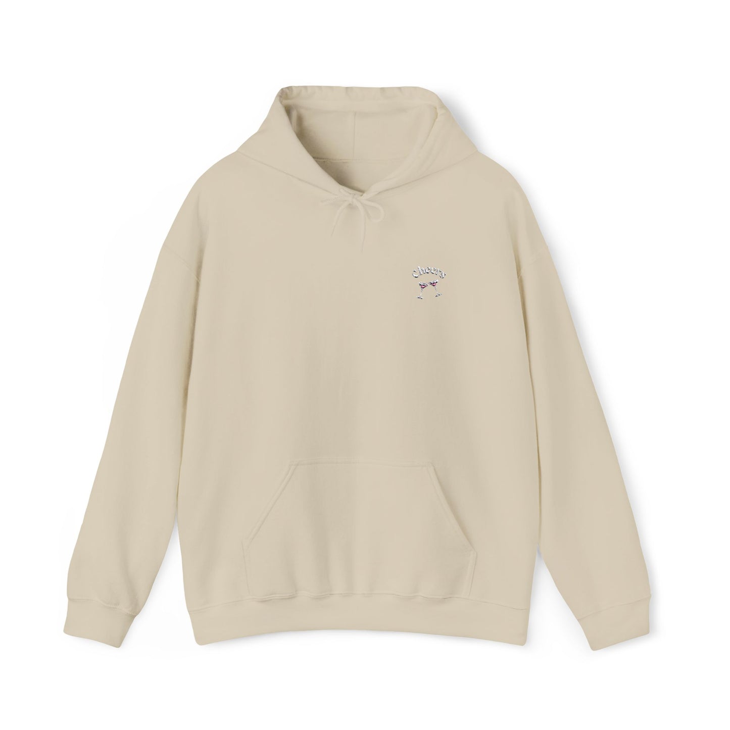 Cheers Hoodie Embroidered