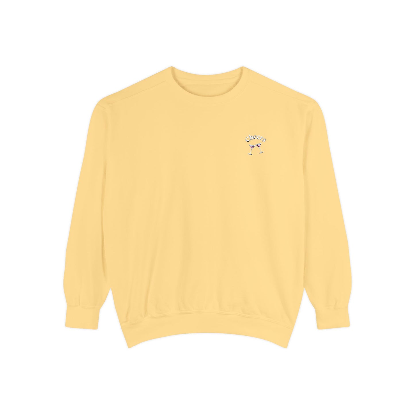 Cheers Sweatshirt Embroidered