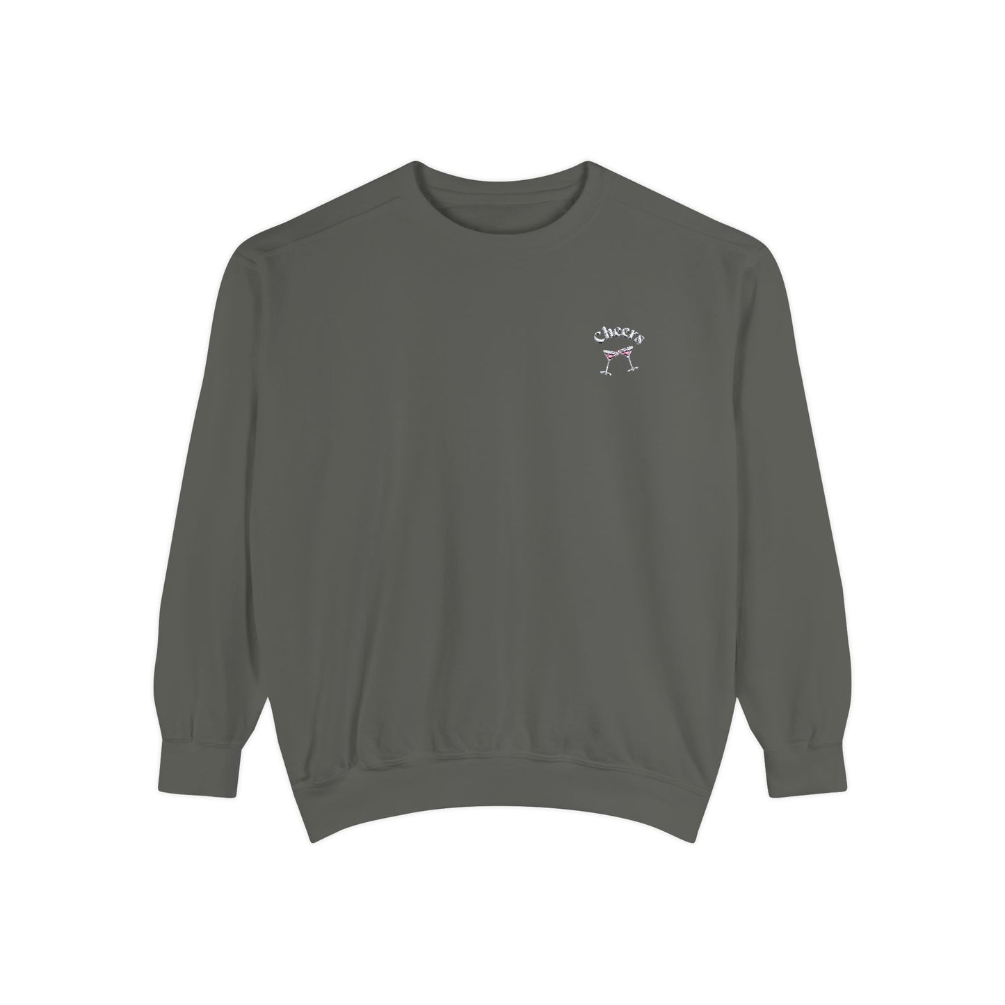 Cheers Sweatshirt Embroidered