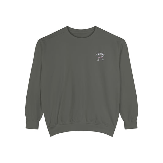 Cheers Sweatshirt Embroidered